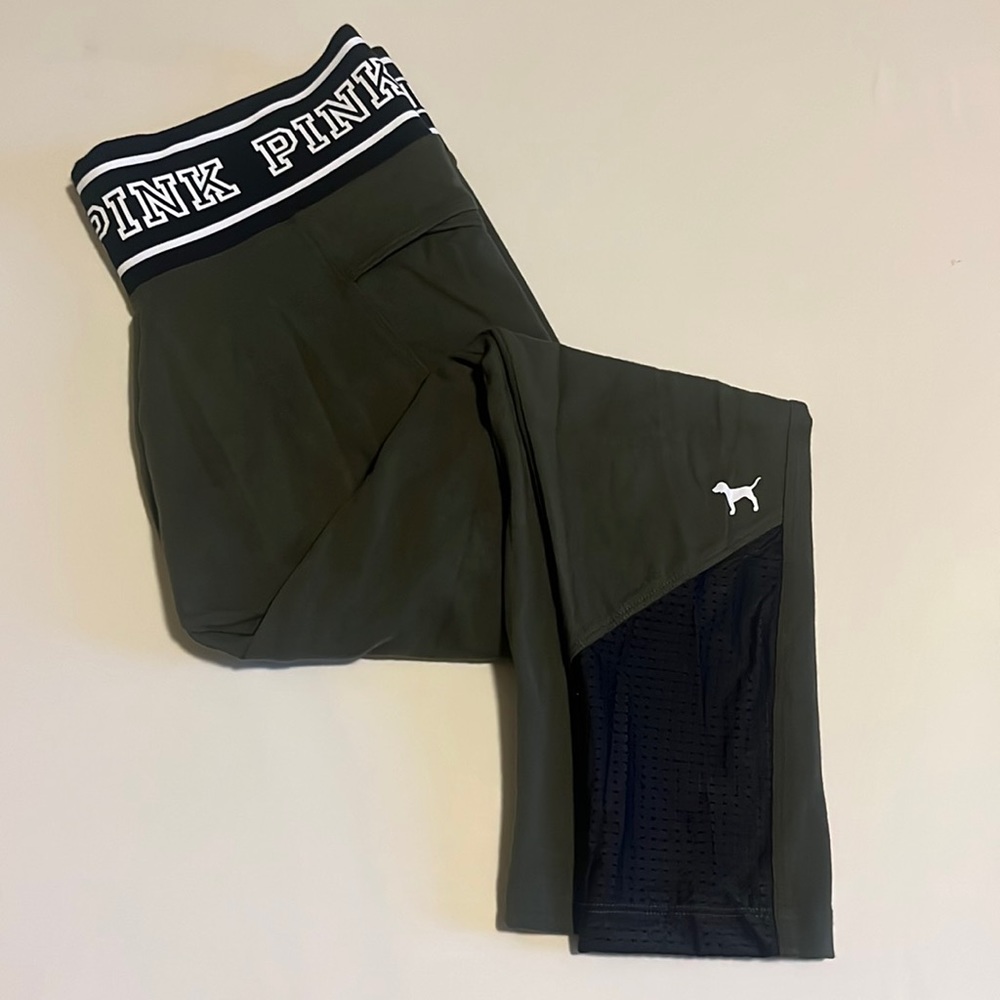 Victorias Secret PINK green yoga pants